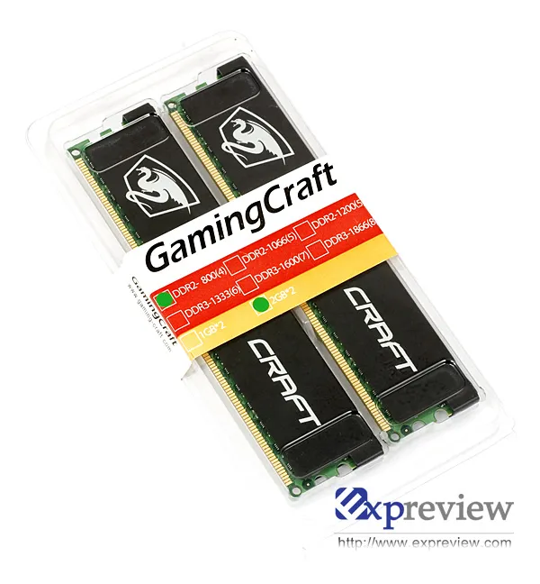 GamingCraft DDR2-800 2GB*2