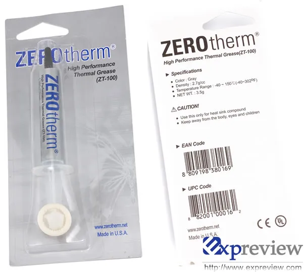 ZEROtherm ZT-100导热硅脂