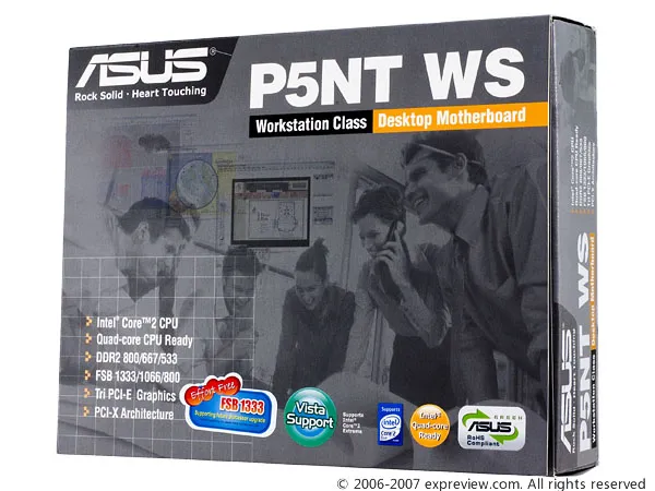 ASUS P5NT WS工作站主板