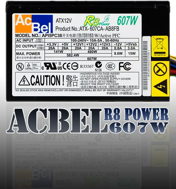 AcBel R8 Power 607w