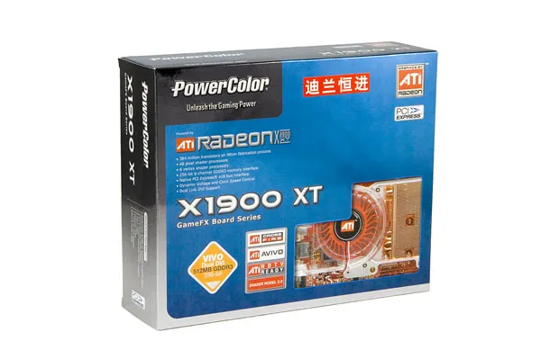 昔日王者，PowerColor X1900XT 512MB VIVO