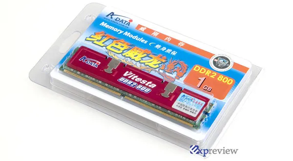 威刚(ADATA)红色威龙DDR2-800 1GB内存