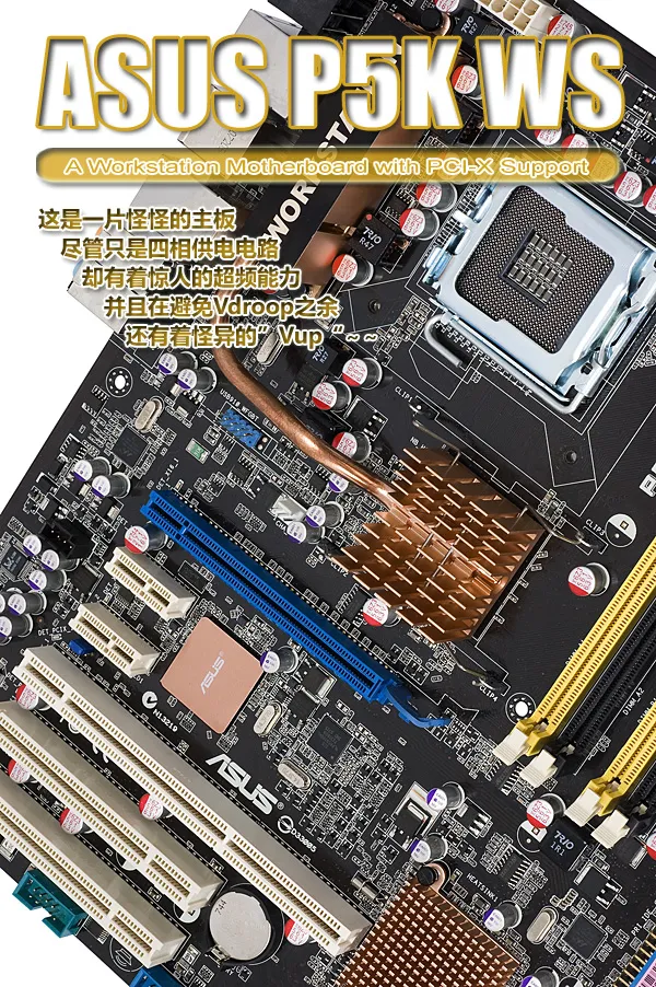 四相怪杰 ASUS P5K WS主板评测