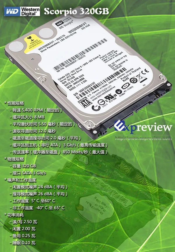 Western Digital Scorpio 320GB