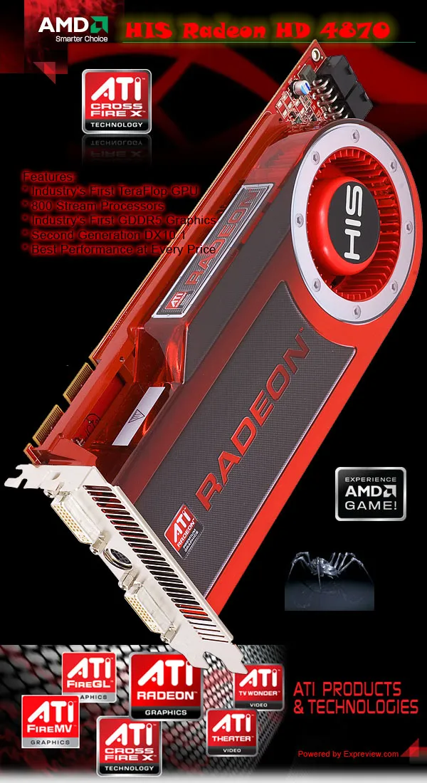 HIS Radeon HD4870 512MB