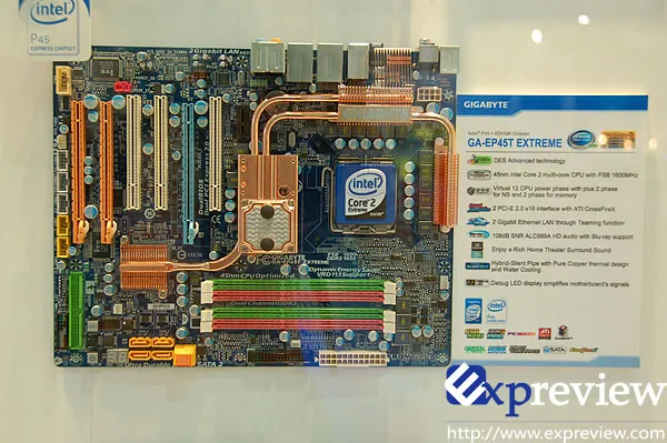 配置Screen Cooling,GA-EP45T EXTREME发售