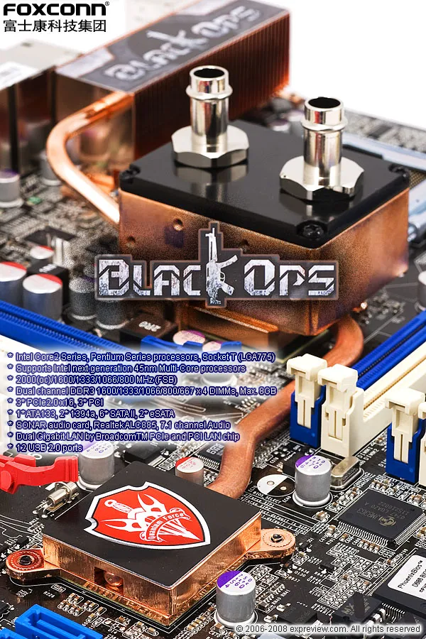 Foxconn BlackOps X48 Motherboard