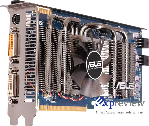 华硕GeForce 9800GTX+黑骑士版