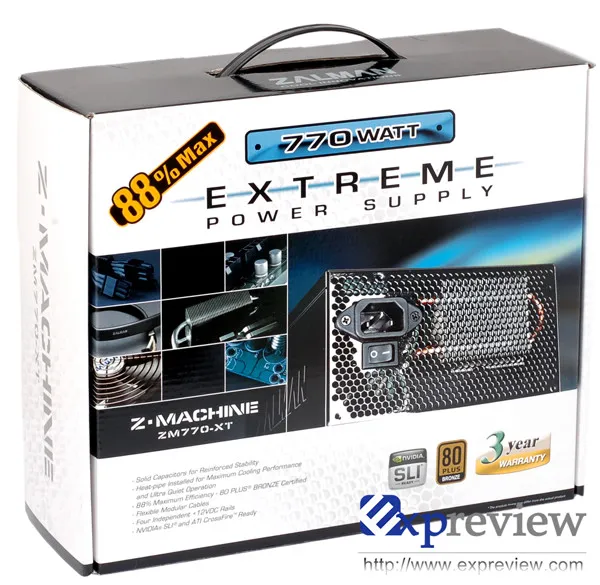 Zalman ZM770-XT电源